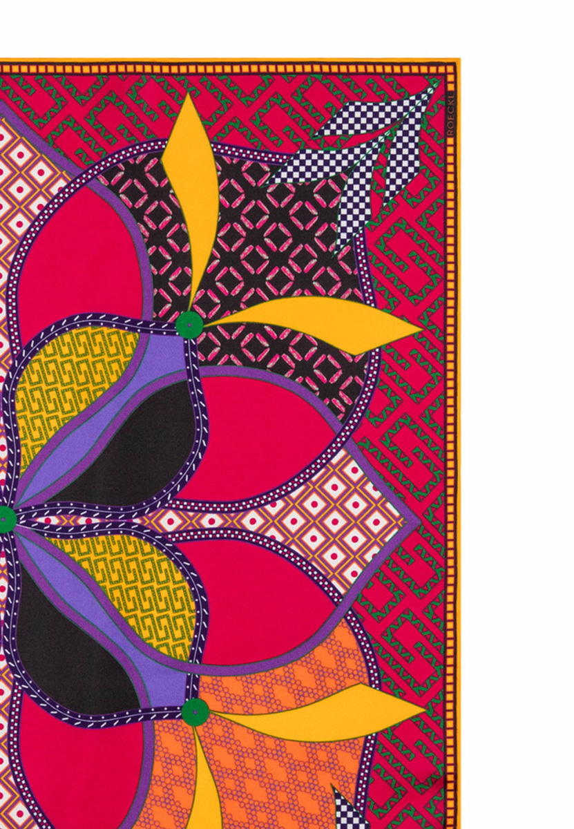 Flower Mandala 53x53 - multi pink