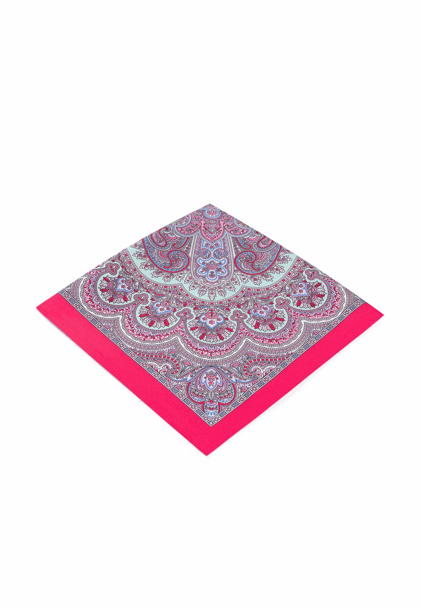 Young Paisley 53 x 53 - multi hibiscus