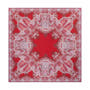 Paisley Reflection 90x90  - multi red