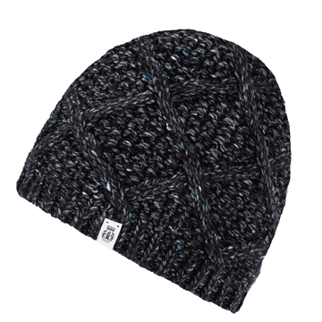 Winter Tweed Beanie  - black