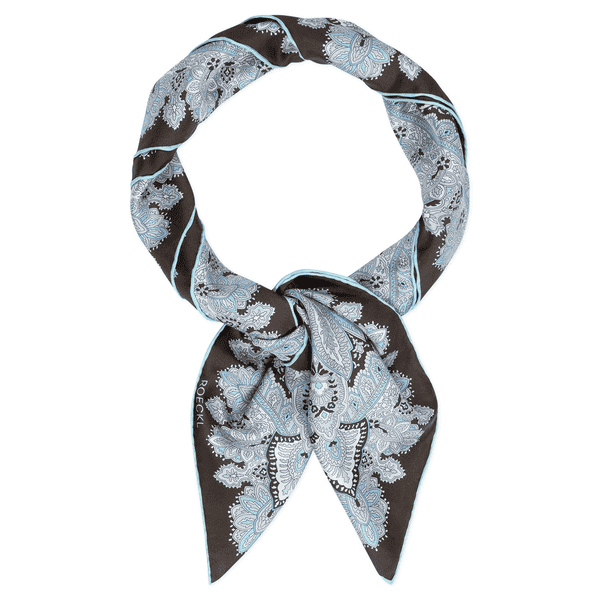 Flourishing Paisley 90x90 - multi natural