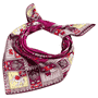 Lucky Elephant 53x53  - multi magenta
