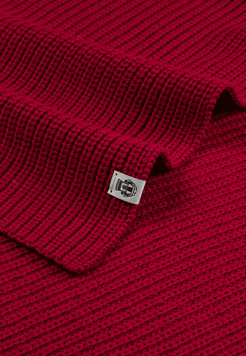 Pure Merino Schal 27x180 - red