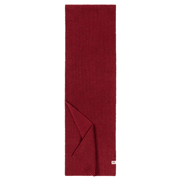 Klassischer Strickschal - red