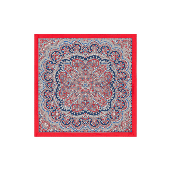 Young Paisley 53x53 - red/navy