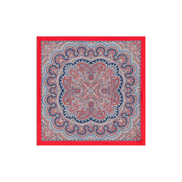 Young Paisley 53 x 53 - red/navy