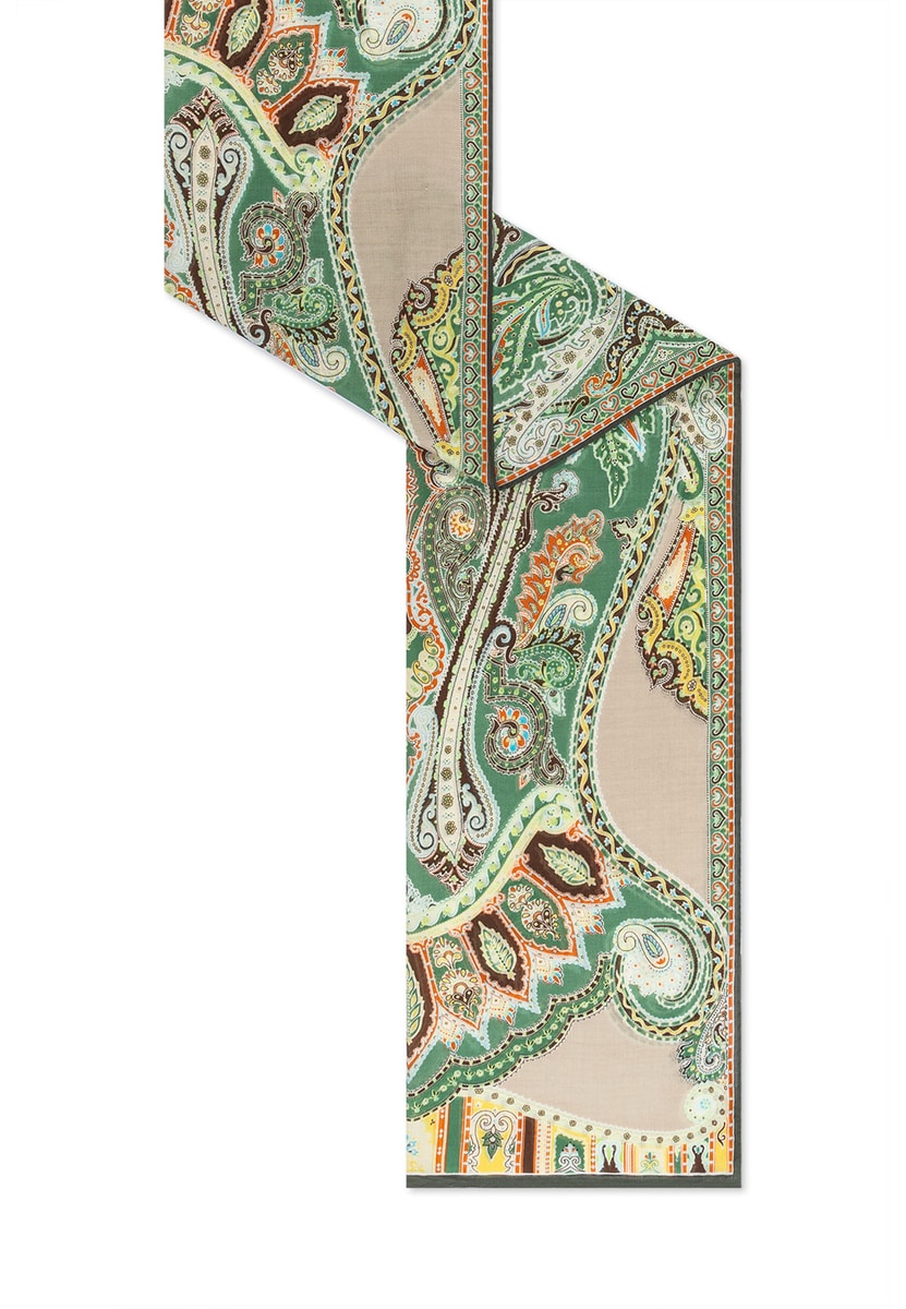 Porta Paisley 70x180 - multi forest
