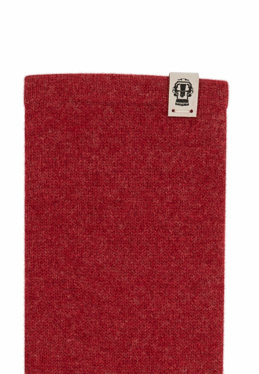 Pure Cashmere Stulpe - classic red