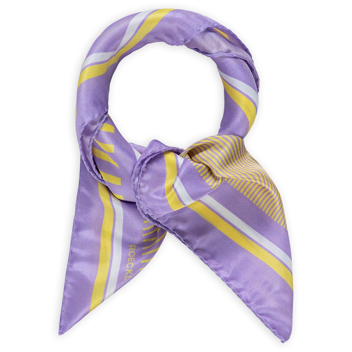 Two Tone Stripes 53x53 - lavender