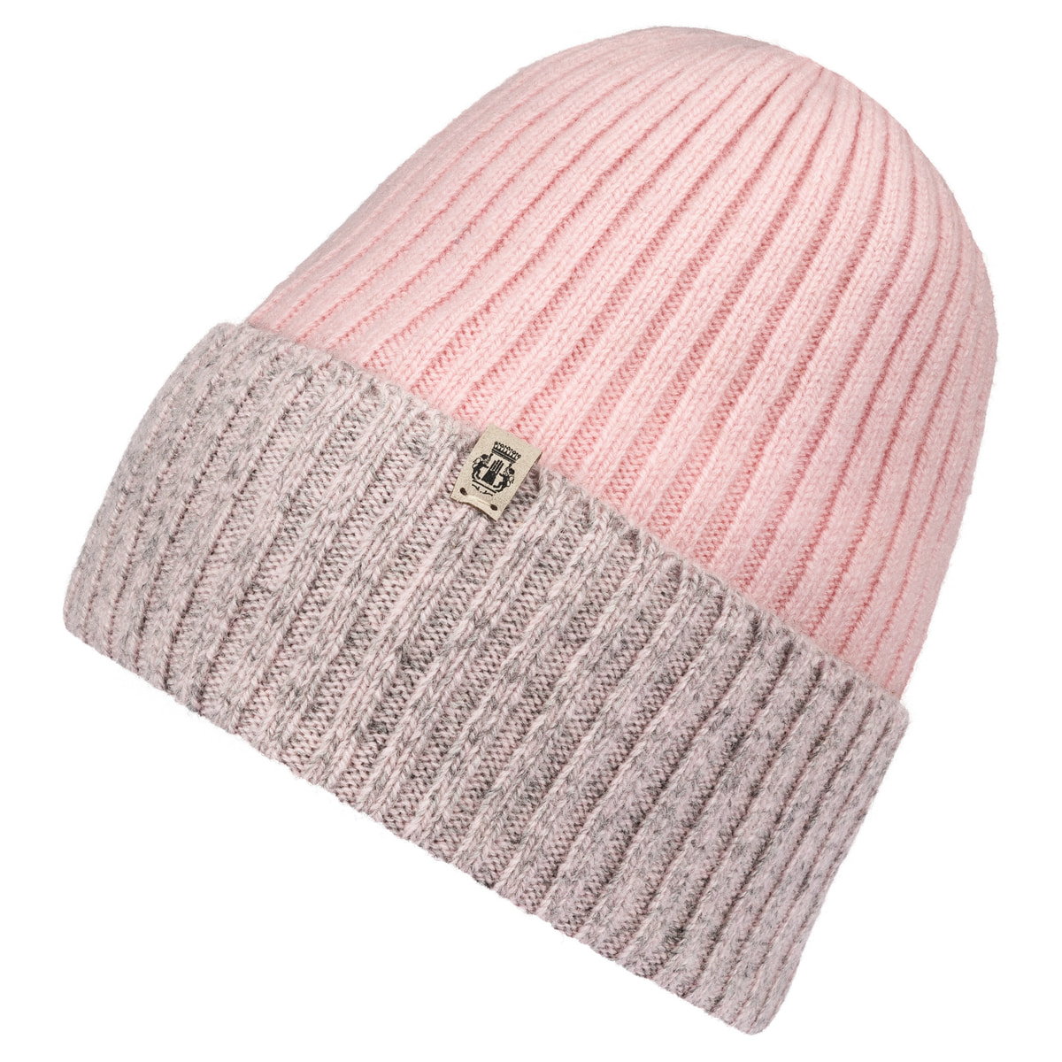 Cabel lines Muetze - rose/grey