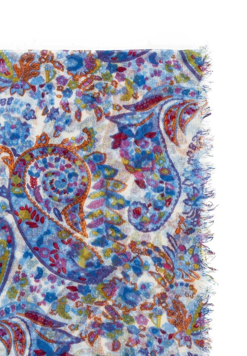 Paisley Cashmere 70x180 - multi heaven