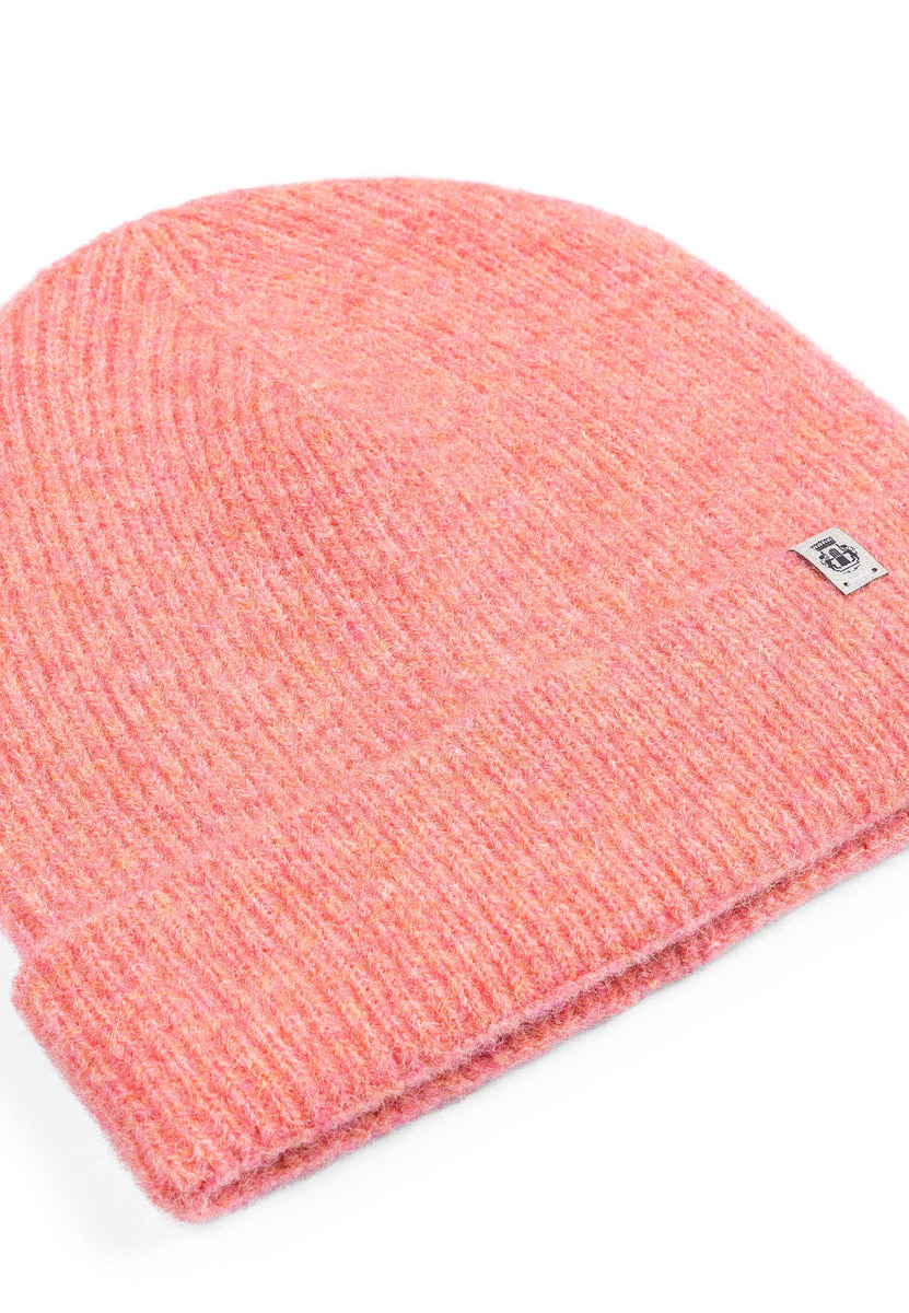 Snow Time Umschlagmuetze - peach blush