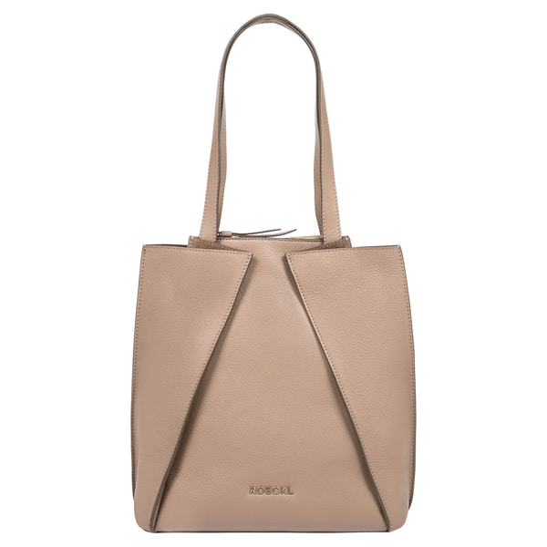 Zaha Midi Schultertasche - taupe
