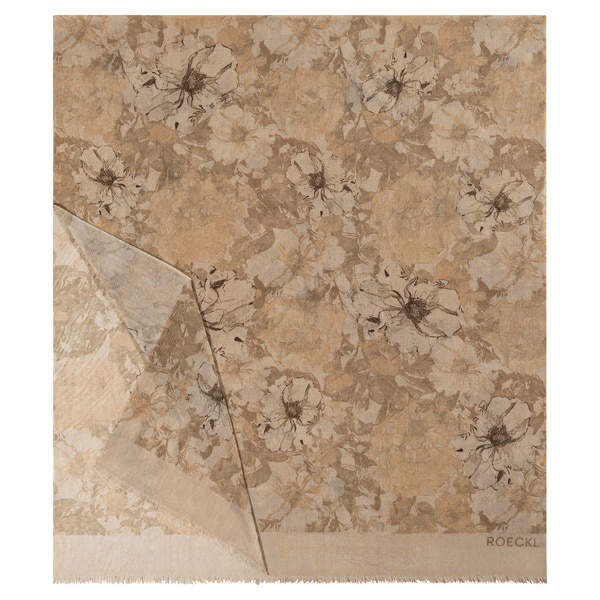 Flower Wind 80x180  - cashmere