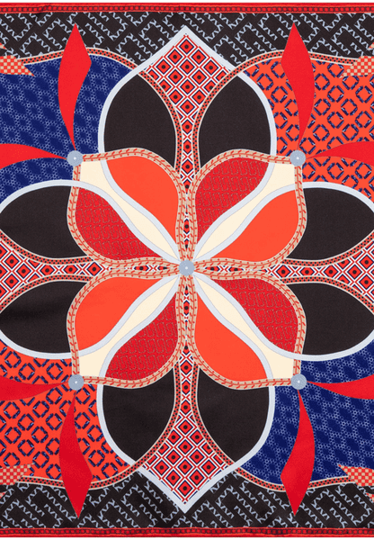 Flower Mandala 53x53 - multi black