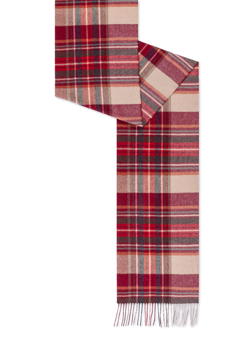 Scottish Tartan Women 30x180 - multi red