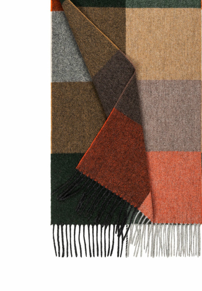 Coloured Squares Men 35x170 - multi camel