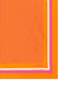 Two Tone Stripes 53x53 - tangerine