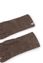 Pure Cashmere Handschuhe  - coffee