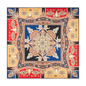 Ornamental Grace 90x90 - multi navy