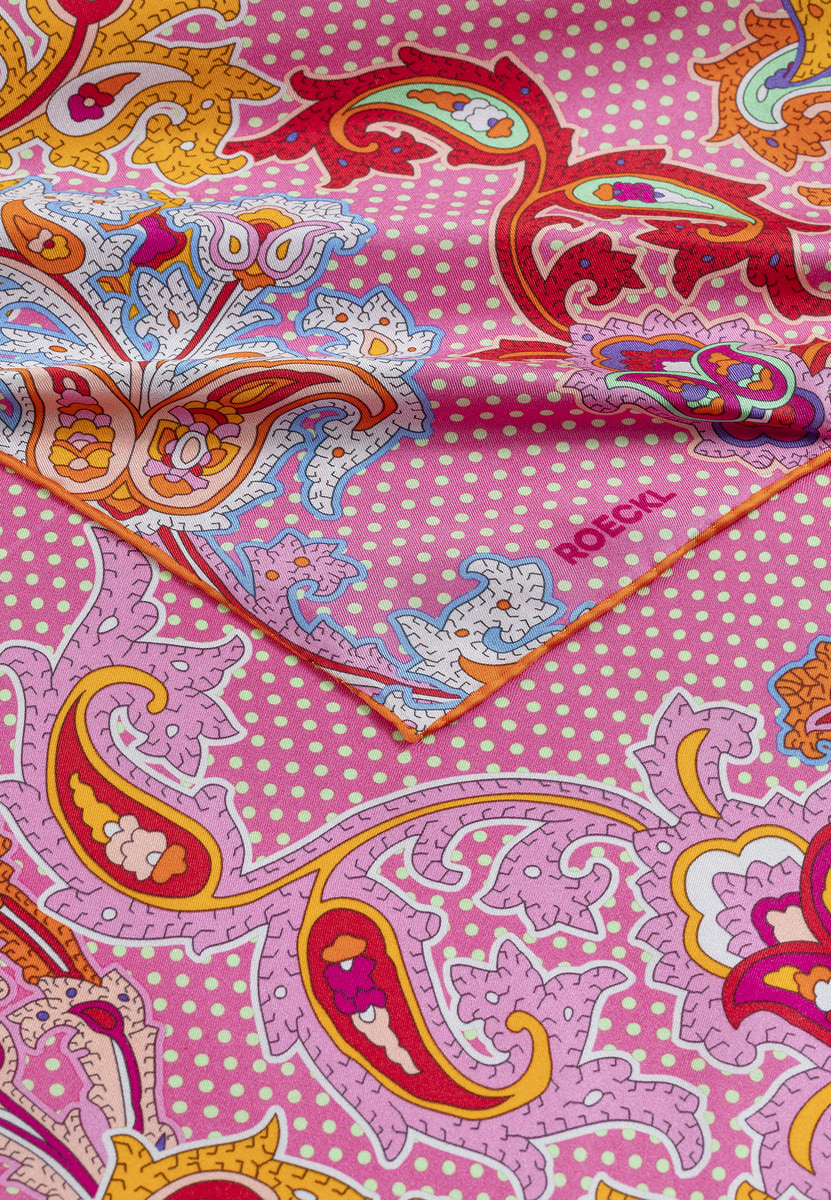 Paisley Illusion 53x53 - pink