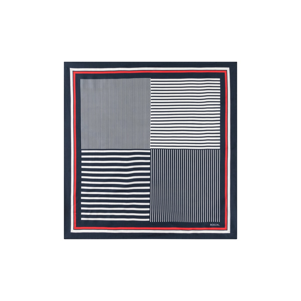 Two Tone Stripes 53x53 - navy