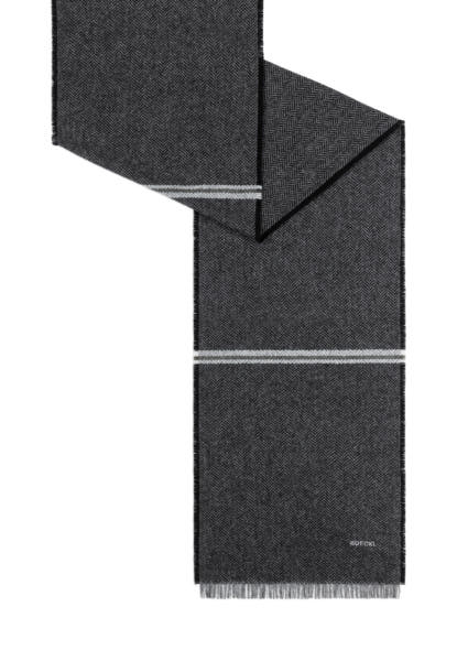 Woven Heringbone 40x180 - multi black