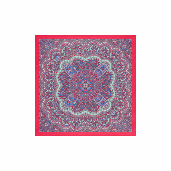 Young Paisley 53x53 - multi hibiscus