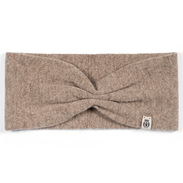 Pure Cashmere Stirnband  - taupe