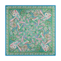 Wool Feather 90x90  - multi green