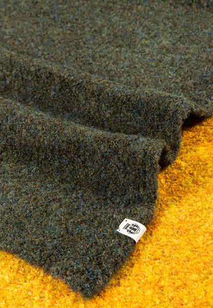 Cosy Boucle Schal 50x180 - multi khaki