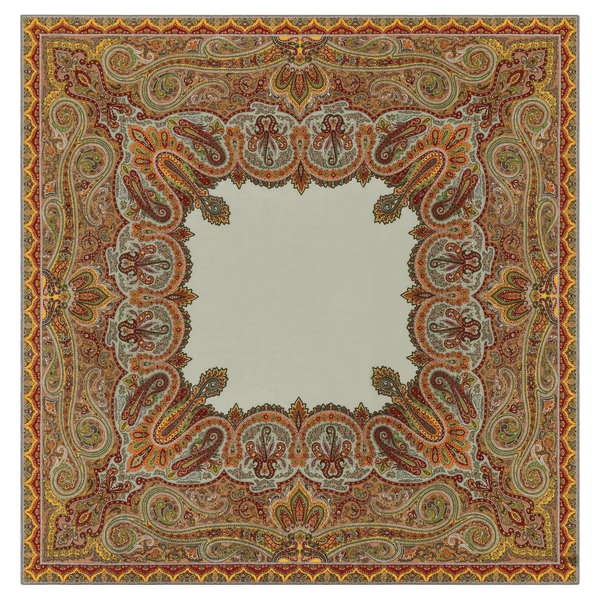 Enchanted Paisley 140x140 - multi khaki
