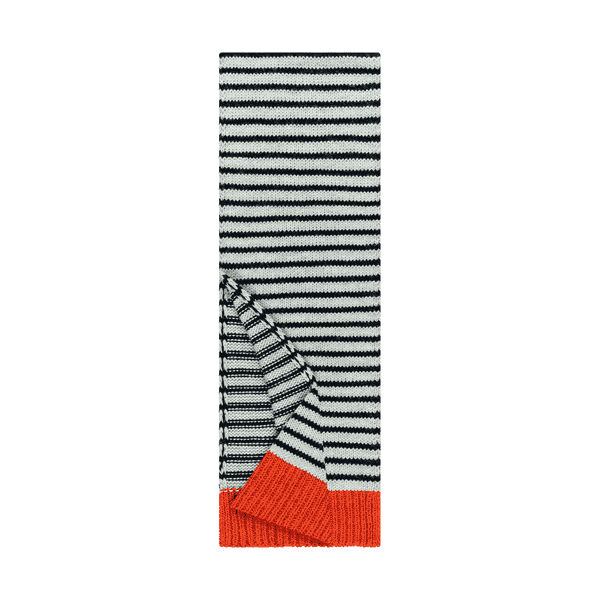 City Stripes Schal 29x180 - mandarine
