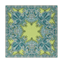 Mirror Paisley 90x90  - opal/lizard