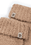 Classic Bouclé Fäustlinge  - camel