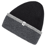 Two Side Knit Mütze  - black/graphit
