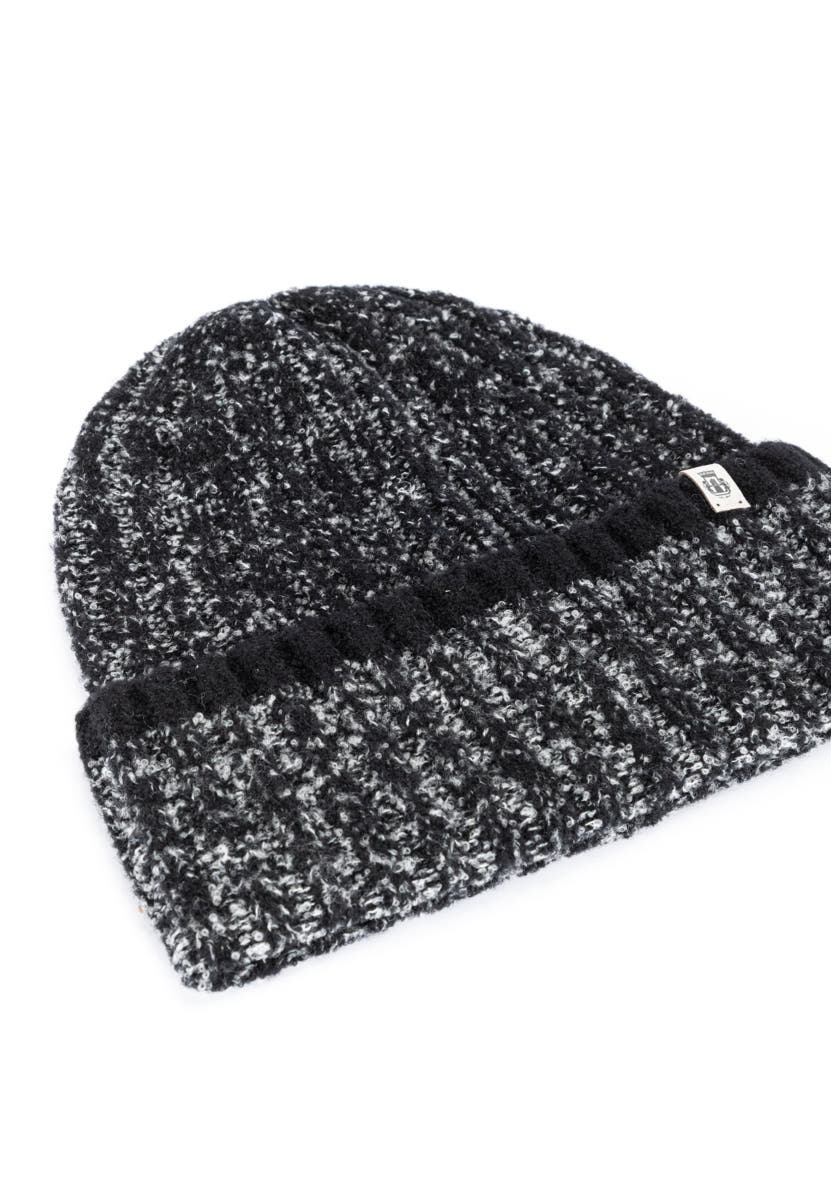 Mouliné Stripes Mütze - multi grey