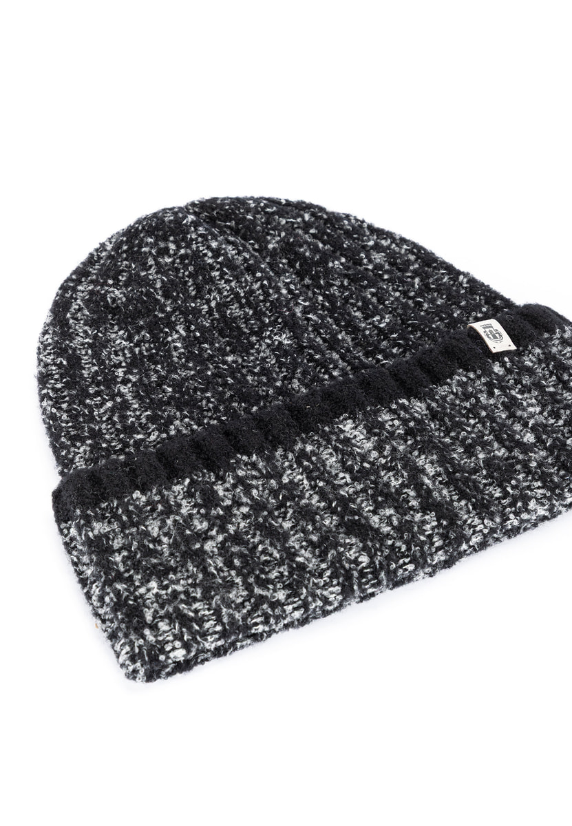 Mouliné Stripes Mütze - multi grey