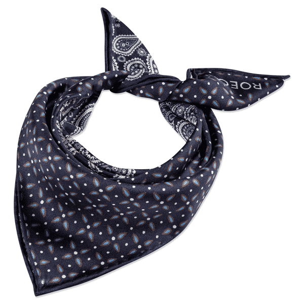 Gentleman´s Poket Square 30x30  - multi navy