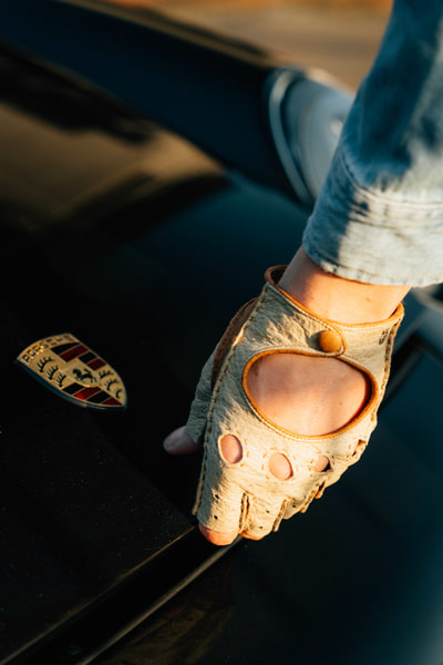 Monza Autofahrer - creme/cork