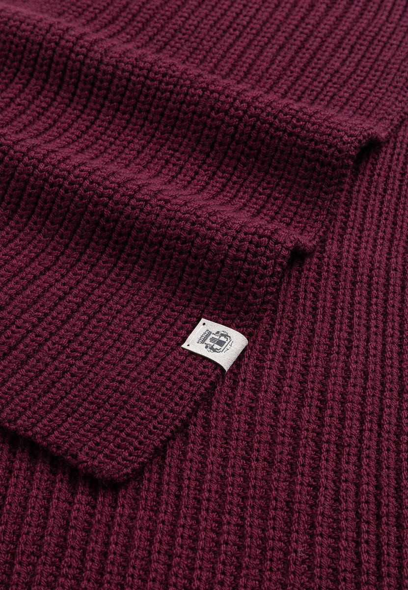 Pure Merino Schal 27x180 - wine