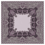Enchanted Paisley 140x140 - violet/silver