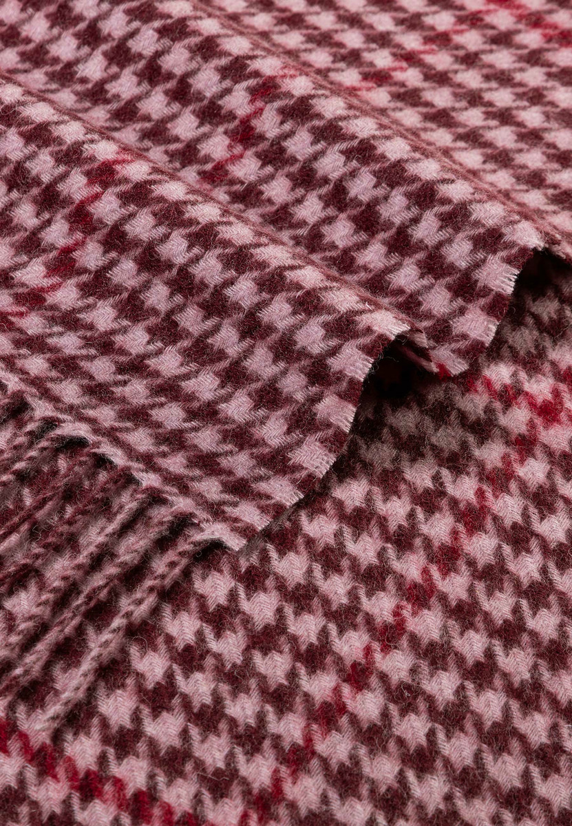 Modern Check Women 35x166 - mulberry