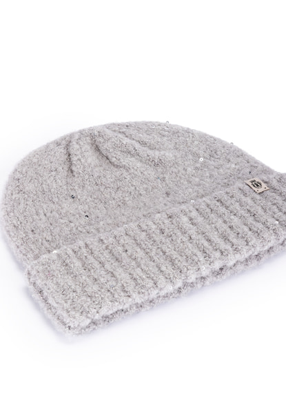 Winter Sparkle Mütze - silvergrey