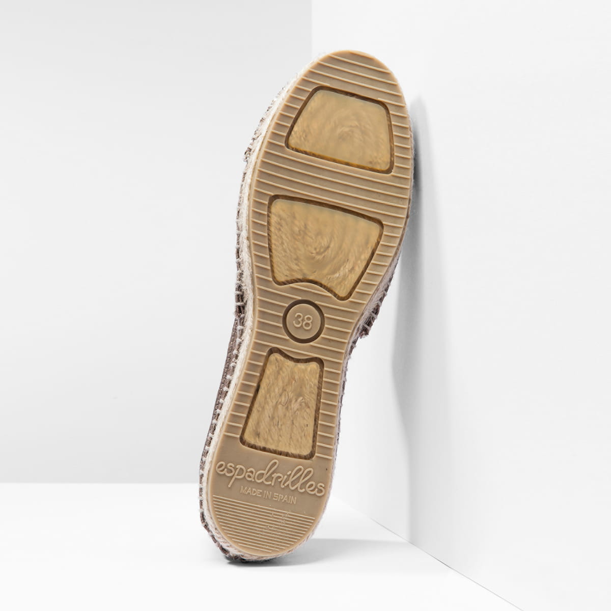 Espandrillo Wildseide Glitzer-Toe/Rocha - khaki