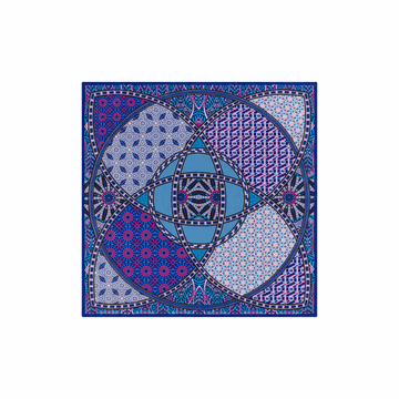 Kaleidoskope 53x53 - multi navy
