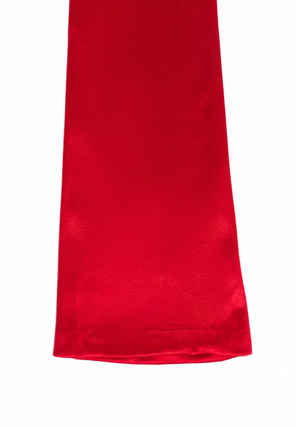 Shiny Satin lang glänzendes Satin - red