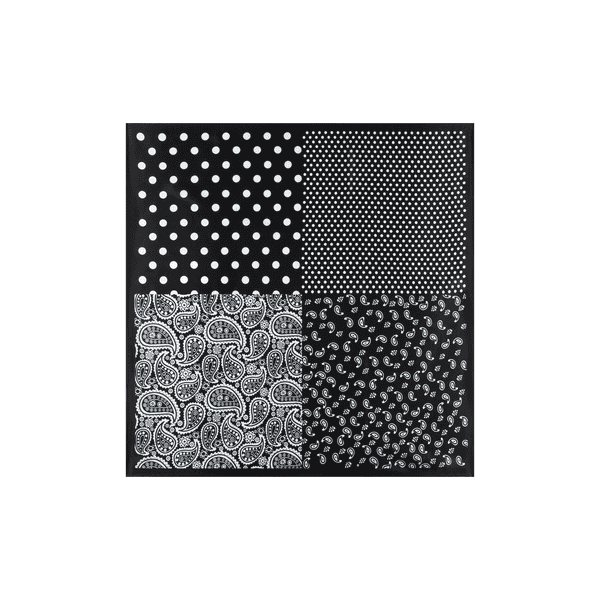 Dorothea 65x65 - multi noir