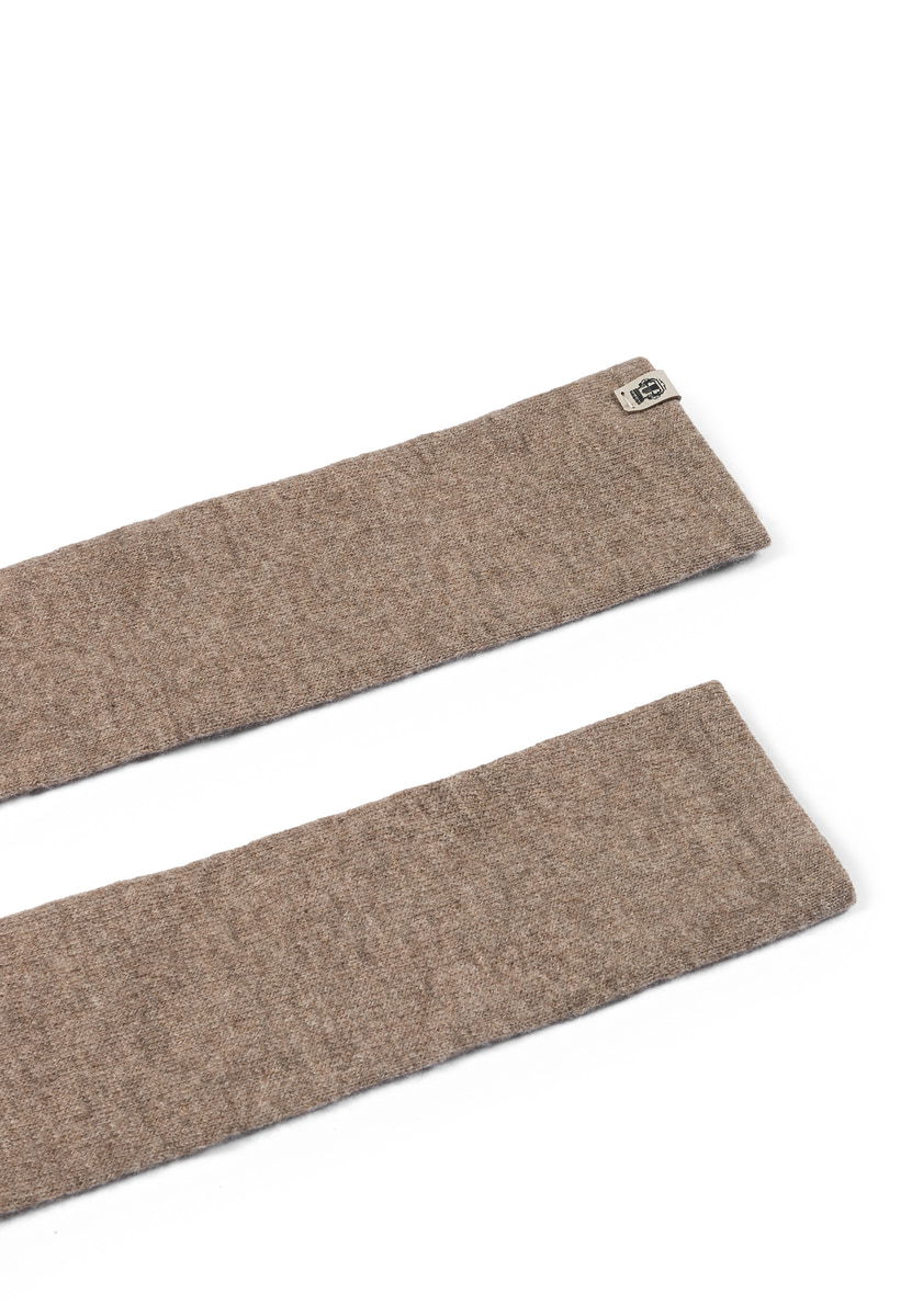 Pure Cashmere Stulpe  - taupe