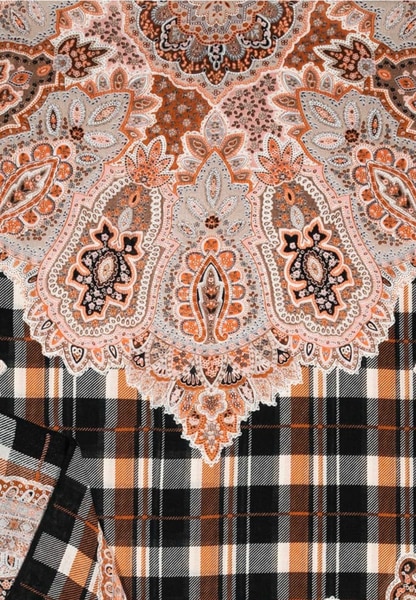 Tartan Paisley 70x180 - multi fox